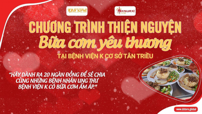 Khởi động chuỗi chương trình thiện nguyện: BỮA CƠM YÊU THƯƠNG